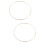 2Pièces Cercles Métalliques Dorés Pour DIY -Rêves Macramé 6