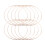 2Pièces Cercles Métalliques Dorés Pour DIY -Rêves Macramé 7