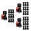 30Pièces Protections Poteaux Trampoline Noir Résistantes 5