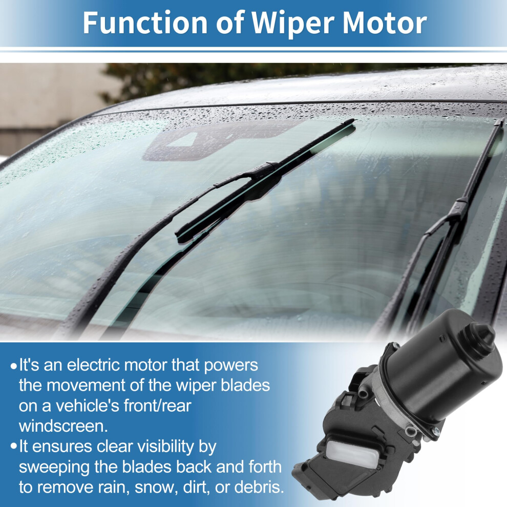 Hihaha Front Windscreen Wiper Motor For Dacia Logan Mcv 2012-2023 For Light 5002528843676
