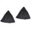2Stk Schwarzer Halloween Cape, Robustes Party- Cosplay-Umhang-Set 3