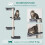 Mur d'escalade mural pour chats, beige 4
