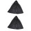 2Stk Schwarzer Halloween Cape, Robustes Party- Cosplay-Umhang-Set 4
