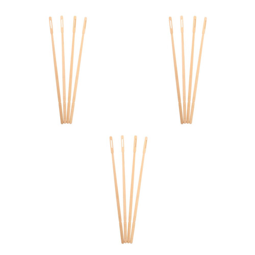12Pièces Kit Entretien Flûte Bois Érable Khaki Pour Instruments À Vent 1