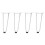 VidaXL vidaXL Hairpin Legs for Coffee Table 4 pcs White 30 cm Solid Steel 5