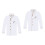 2Pièces Blouse Chef Longues Textile Premium Durable 3