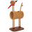 Torre para gatos com design de cervo, com toca e bola de brincar, marrom 8