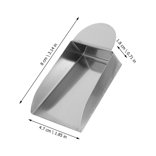 2Stk Silber Mini Schmuckschaufel Für Bastelbedarf 1