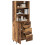 VidaXL vidaXL Highboard with Drawer 2 pcs Old Wood Engineered Wood 5