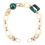 3Stk Grüne Acryl Kette Retro Stil Tragbar Strap 2