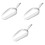 3Stk Silber Utility Scoop Für Candy Gewürze 3