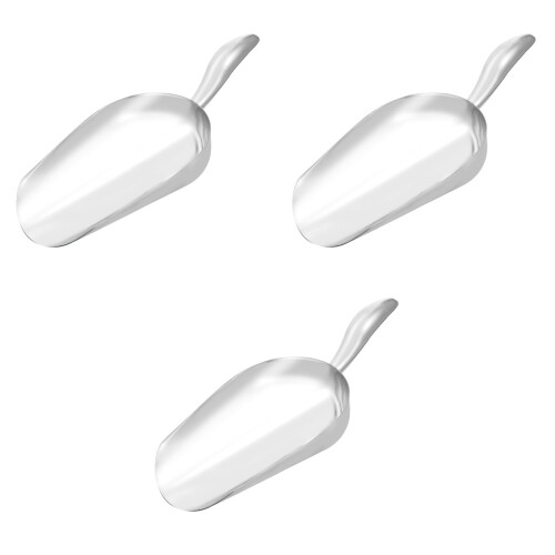 3Stk Silber Utility Scoop Für Candy Gewürze 2