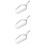 3Stk Silber Utility Scoop Für Candy Gewürze 8