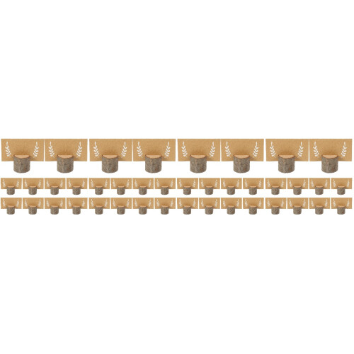 4Sets Dekorative Holz Platzkartenhalter Mit Papieraustausch Für Events 2