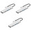 3Stk Multifunktion Type-C Hub Adapter Grau Mit Schnellladung 87W USB 2