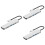 3Stk Multifunktion Type-C Hub Adapter Grau Mit Schnellladung 87W USB 5