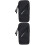 2Stk Elastisches Sportarmband Handyhalter Schwarz Für 4