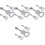 12Pcs Silver Guitar Shaped Bottle Metal 2