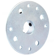 Adaptateur de Moyeu de Frein de Pignon Arrière avec un Alésage de 1 Pouce et une Rainure de 1/4 Pouce pour 212cc 196cc 6.5Hp Go Kart