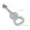 12Pcs Silver Guitar Shaped Bottle Metal 8