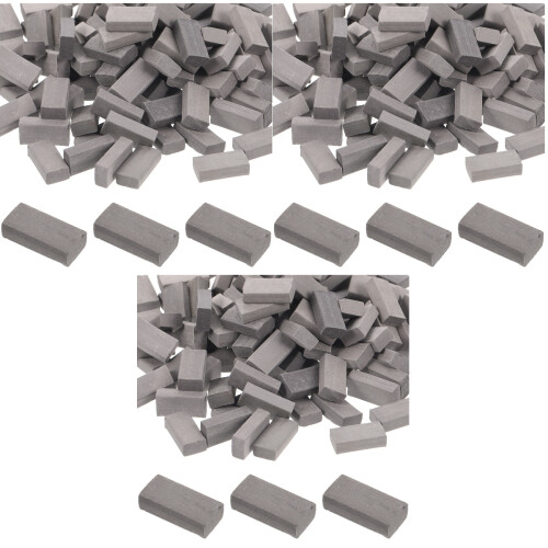 300Pièces Mini De Construction Grises Pour Scènes Micro Et Jeu 1