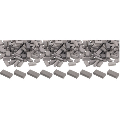 300Pièces Mini De Construction Grises Pour Scènes Micro Et Jeu 2