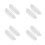 8Pcs White Plastic Bird Bath Water Bowls Multi-Purpose Feeding Trays 2