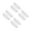 8Pcs White Plastic Bird Bath Water Bowls Multi-Purpose Feeding Trays 3