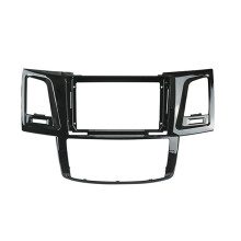 Salpicadero del Coche de 9 Pulgadas para FORTUNER 2008-2014 Doble Din Dvd Salpicadero Panel Tablero de Instrumentos EstéReo Kits de Marco de
