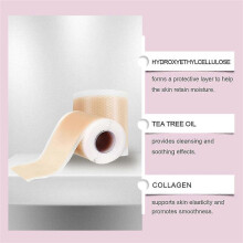 (1PC) 1-4x Collagen Scar Tape For Face, Losveo Silicone Scar Sheets For Face Wrinkles, Anti-Aging 4x150cm Roll,Collagen Scar Tape For Face
