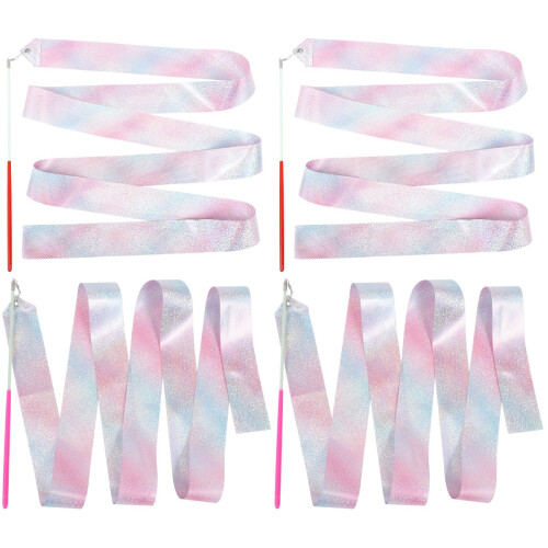 4Pièces Scintillants Rose- Pour Gymnastique Performance 1
