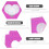 50Pièces Boîte À Cils Fenêtre Transparente, Rangement 5