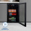 Igenix 98L Under Counter Drinks Fridge, Glass Door, Black 4