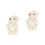 2Pièces Ours Jointé Miniature Beige Accessoire Décor Maison Mini 3