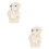 2Pièces Ours Jointé Miniature Beige Accessoire Décor Maison Mini 5