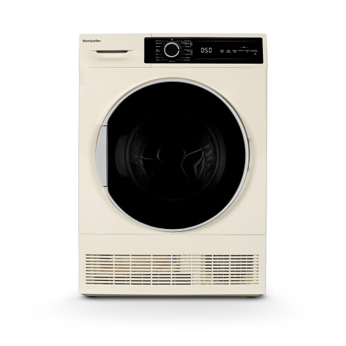 MONTPELLIER MTDC8SDC 8KG Cream Condenser Dryer 1