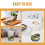 Clear Glass Ecological Bottle Multifunctional Terrarium Decor 4