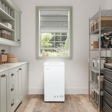 Willow WCF60W Freestanding 51L Chest Freezer with Removable Storage Basket