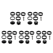 5Ensembles Kit Front Fork Noir Alu, Outil Installation Robuste