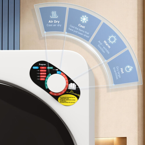 Vented Tumble Dryer by Umelome, 4KG, White 2