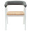 VidaXL vidaXL Dining Chairs 2 pcs White 54 x 57 x 73 cm Solid Rubber Wood 5