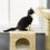 Árvore para gatos com caverna, cama e escada para gatos pequenos. 2