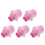 5St Roze Spaarpot Muntopslag Plastic Desktop Ornament 2