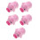 5St Roze Spaarpot Muntopslag Plastic Desktop Ornament 3