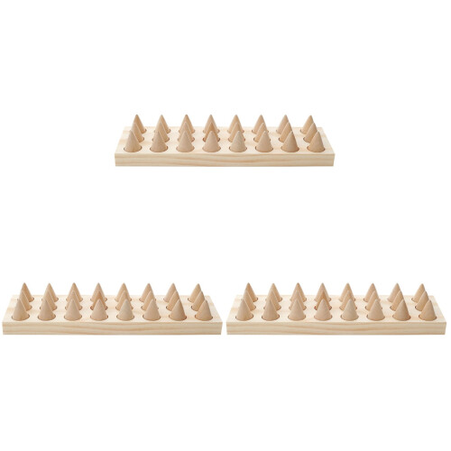 3St Ringen Rek Holder Khaki Cone Display Stand 1