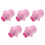 5St Roze Spaarpot Muntopslag Plastic Desktop Ornament 7