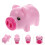5St Roze Spaarpot Muntopslag Plastic Desktop Ornament 9