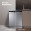 COMFEE' Freestanding Dishwasher FD1435E-X with 14 place settings, Full 6
