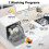 MoraRise Table Top Dishwasher, Mini Countertop Dishwasher with 7 Progr 2