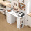 Homcom HOMCOM Computer Desk - Home Office Desk - Writing Table 6